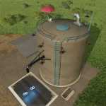 simple farm silo v1.0 fs22 1