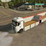 sisu grain truck 2B trailer v1.0 fs22 1