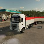 sisu grain truck 2B trailer v1.0 fs22 3