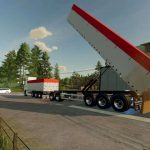 sisu grain truck 2B trailer v1.0 fs22 6