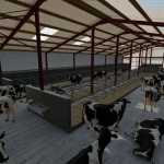 slatted cow shed v1.0 fs22 1