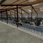 slatted cow shed v1.1 fs22 1