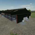 slatted cow shed v1.1 fs22 2