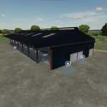 slatted cow shed v1.2 fs22 1