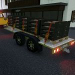 small bale trailer v1.0 fs22 2