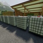 small bales and pallets warehouse v1.0 fs22 2