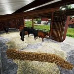 small cattle barn with manure heap v1.0 fs22 4