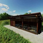 small cattle barn with manure heap v1.0 fs22 6