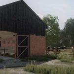 small cowshed with pasture v1.0 fs22 2