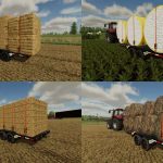 small flatbed trailer autoload pack v1.0 fs22 6