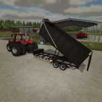 small flatbed trailer v1.0 fs22 1