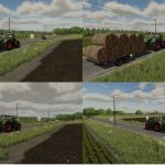 small flatbed trailer v1.0 fs22 6