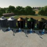 small silo set with buying station v1.0.1 fs22 3