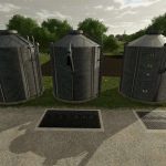 small silo set with buying station v1.0.2 fs22 3