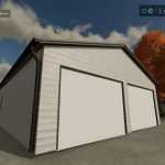 small white garage v1.1 fs22 1