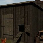 small wooden chicken coop v1.0 fs22 2