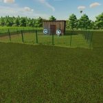 small wooden chicken coop with enclosure v1.0 fs22 2