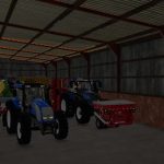 stabulation a vaches a viande avec hangar de stockage v1.0 fs22 4