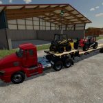 step deck trailer iml21 v1.0 fs22 1