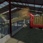 straw blower agram jet paille herbivor v1.0 fs22 2