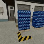 sugar factory with empty pallets v1.0 fs22 4