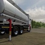 tanker platform for man tgx2020 addon pack fs22 9