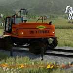 terex 140 4 zw rail v1.0 fs22 1