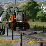 terex 140 4 zw rail v1.0 fs22 4