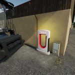 tesla super fast charging station v1.0 fs22 1