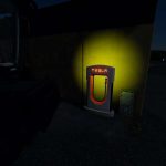 tesla super fast charging station v1.0 fs22 2