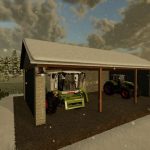 three bay shed v1.0 fs22 2