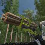 timberrr jaw wheel loader log fork v1.0 fs22 1