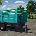 tinaz tandem trailer v1.0 fs22 1