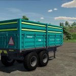 tinaz tandem trailer v1.0 fs22 3