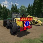 tp rear warning sign v1.0 fs22 2