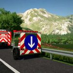 traffic safety trailer v1.0 fs22 2