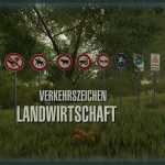 traffic sign agriculture v1.0 fs22 1