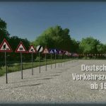 traffic signs de 1956 v1.0 fs22 2