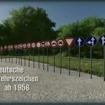 traffic signs de 1956 v1.1 fs22 3