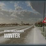 traffic signs winter v1.0 fs22 2