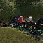 transport trailer 19m and 25m v1.0 fs22 2