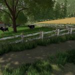 tree trunk fences v1.0 fs22 2