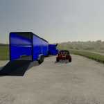 triaxle enclosed trailer v1.0 fs22 1