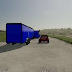 triaxle enclosed trailer v1.0 fs22 3