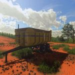 triton 7t agricultural trailer v1.0 fs22 2