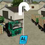 trucks and trailer with pallet autoload v1.0 fs22 1