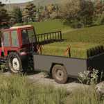 two wheel trailer v1.0 fs22 1