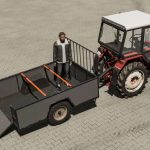 two wheel trailer v1.0 fs22 3