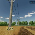 uk electricity poles prefab demo v1.0 fs22 2