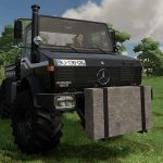 unimog front weight v1.0 fs22 3